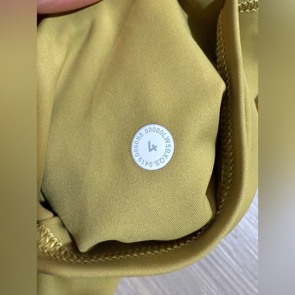 Lululemon Fast and Free Tight II 25" *Non-Reflective Nulux Green Size 4 - Picture 8 of 8